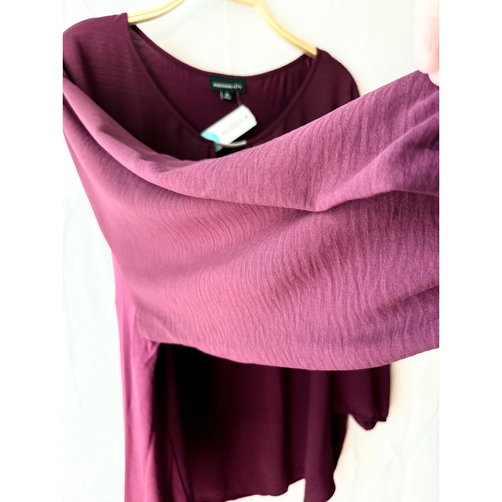 Fortune + Ivy Estrella Blouse Wms 3X Purple Keyhole Neckline Top NWT Stitch Fix - Picture 7 of 7